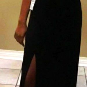 Ladies black gown